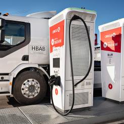 Circle K planerar att öka kapaciteten vid den tidigare öppnade stationen Vädermotet. Denna station kommer att få tre nya laddare med en kapacitet på 400 kW vardera. Foto: Circle K