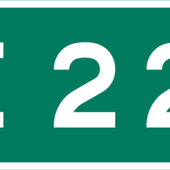Trafikstoppet på E22 inträffade onsdag 3 januari 2024 på Linderödsåsen nordost om Hörby Kommun, i höjd med Ekerödsrasten i Skåne län. Foto: Wikimedia Commons