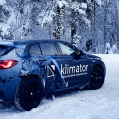 Klimators testfordon i full aktion. Foto: Klimator