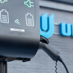 Uddeholm installerar laddstolpar för besökare. Foto: Uddeholm