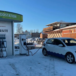 Behovet av laddinfrastruktur ökar i Härjedalens fjällvärld. Foto: Fyrfasen Energi
