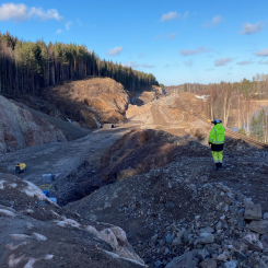 Arbetena på järnvägssträckan sträckan Dunsjö–Jakobshyttan återupptas. Foto: Trafikverket
