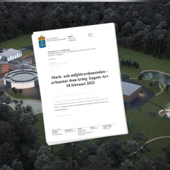 Äntligen kom det slutliga avgörandet, domen från Mark-och miljööverdomstolen – nu kan reningsverket börja byggas. Foto: Lidköpings kommun