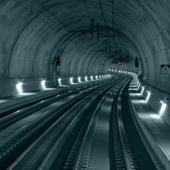 Lötschberg-bastunneln i Schweiz. Foto: Afry