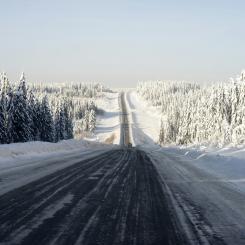 Tjälskador på vägar är ett stort problem i kalla klimat. Foto: aleksei zaitcev/unsplash