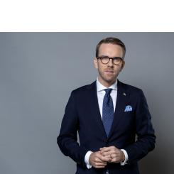 – Sverige och svenska aktörer fortsätter att aktivt delta med relevanta transportinfrastrukturprojekt som kan få medfinansiering från EU, säger infrastruktur- och bostadsminister Andreas Carlson. Foto: Kristian Pohl/Regeringskansliet