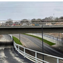 Dubbelspåret just nu och en blick framåt. Foto: Trafikverket