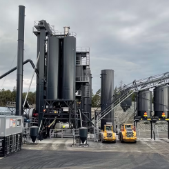 Svevias nya asfaltanläggning drivs med fossilfritt bränsle. Foto: Martin Svensson
