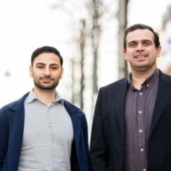 Elias Kirilmaz, affärschef samt Mani Sanaei Nurmi, affärsutvecklingschef. Foto: Bengt Dahlgren