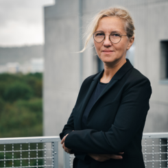 Det övergripande målet är att minska CO2-utsläpp från betong, säger Katarina Malaga, professor inom hållbart byggande. Foto: Rise