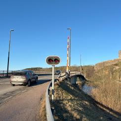 Bohusbron stängs för bilar. Foto: Trafik Göteborg