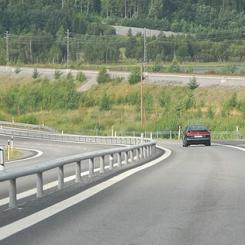 E4 vid Hjälta mellan Umeå och Örnsköldsvik. Foto: Alasdair McLellan/Wikimedia Commons