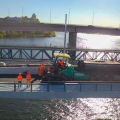 Lilla Lidingöbron är en ny bredare bro för bättre framkomlighet, Foto: Peab