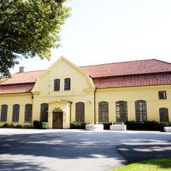 Huvudbyggnaden vid Bulltofta vattenverk. Foto: VASYD