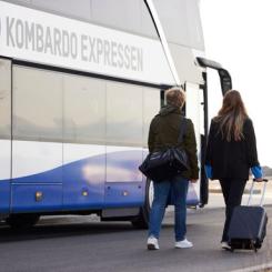 Kombardo Expressen lanserar en ny busslinje. Foto: Moljslinjen A/S