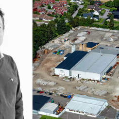 Torbjörn Nilsson, ny vd på Vinninga Cementvarufabrik. Foto: S:t Eriks