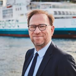 Ny CEO på Molslinjen blir nuvarande CEO på ForSea, Kristian Durhuus. Foto: Forsea