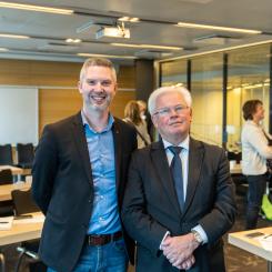 Christoffer Öqvist och Jan Owe-Larsson. Foto: Mälardalsrådet