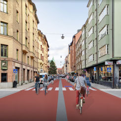 Visionsbild Surbrunnsgatan: Miljöpartet