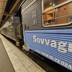 SJ:s sovvagn. Foto: Daniel skog