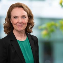 Cecilia Routledge, internationell chef för Cteks verksamhet inom e-mobility Foto: Ctek
