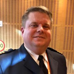 Överstelöjtnant Per Wikblad, vid Försvarsmakten medverkade på Järnvägsforum Norr i Luleå.Foto Anders Carlsson