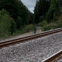 Nu rullar tågen på dubbelspår mellan Dunsjö och Jakobshyttan. Foto: Trafikverket