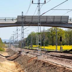 Målet med projektet är att få en ökad kapacitet på sträckan och färre störningar.  Foto: Trafikverket