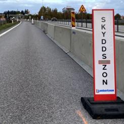 Projektet innefattar en 3,2 mil lång sträcka som omvandlas till en fyrfilig motorväg. Foto: Lambertssob