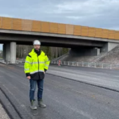 Trafikverket öppnar södergående trafik på E20 mellan Vara och Herrljunga. Foto: Trafikverket