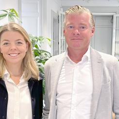 Ellinor Thiel och Johan Halvardsson Foto: Eledea