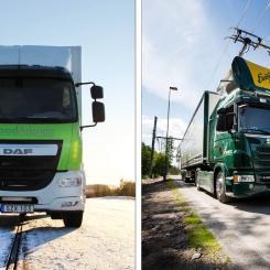 2025 kommer de första fordonen kunna rulla fram på den nya elvägen. Foto: Energimyndigheten