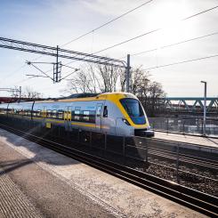 En del sträckor på Bohusbanan kommer att ersättas med buss under ett års tid. Foto: Eddie Löthman.