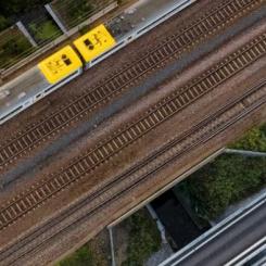 ERTMS installerades över flera län. Foto: Trafikverket