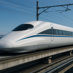 MaDe4Rail ska utforska olika system och lösningar utvecklade från magnetiska leviterade tåg, så kallad Maglev-teknik (MDS).  Bild: Arkivbild