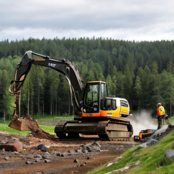 Varje år produceras och levereras cirka 100 miljoner ton bergmaterial till olika projekt runt om i Sverige. Foto: Arkiv