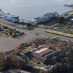 Muddringen av farlederna in till Göteborgs hamn gav upphov till 14 miljoner kubikmeter lermassor. Foto: Göteborgs hamn