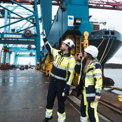 Göteborgs hamn. Foto: APM Terminals