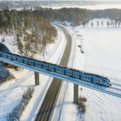 Beslutet från regeringen har inga villkor, vilket innebär att Trafikverket får klartecken att fortsätta arbetet med att förbereda byggstarter längs sträckan. Foto: Trafikverket