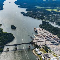 Södertälje hamn. Foto: Södertälje kommun