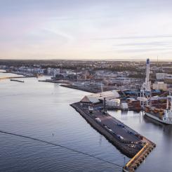 Ökade godsvolymer och stabilitet inom samtliga segment. Foto: Helsingborgs hamn