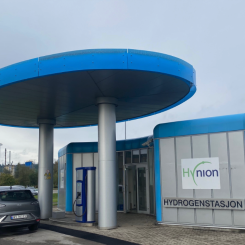 Hynion tittar på möjligheter för etablering av nya vätgastankstationer. Foto: Hynion