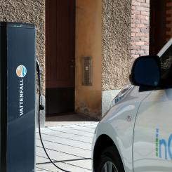 Volkswagenkunder får tillgång till 24 000 publika laddpunkter i Sverige, Norge, Tyskland och Nederländerna. Foto: Vattenfall