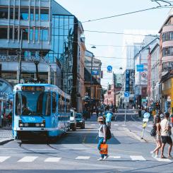 Spårvagn i Oslo 2024. Foto: Jack White/Unsplash
