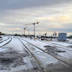 Totalt har fem kilometer spår rustats upp i Luleå Hamn. "Den ökade kapaciteten innebär att fler och tyngre tåg trafikera vår järnväg", säger Anders Dahl, vd för Luleå Hamn.