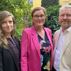 Louise Jeppsson, Helén Eliasson och Lars Holmin. Fotograf/Källa: Västra Götalandsregionen