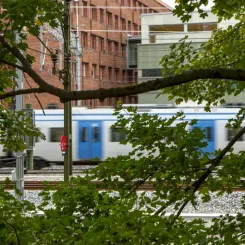 Mälarbanans utbyggnad mellan Huvudsta – Duvbo medför påverkan på yt- och grundvattnet genom delar av Solna, Sundbyberg och Stockholm. Foto: trafikverket