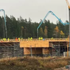 Trafikverket planskilda korsningar längs den dubbelspåriga järnvägen mellan Hallsberg och Degerön. Foto: Trafikverket