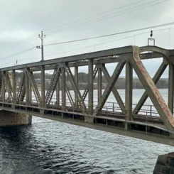 Trafiken leds då om via E14. Arbetet sker etappvis och planeras vara avslutat i slutet av september. Foto: Trafikverket