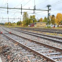 Nattavaara bangård. Foto: Trafikverket